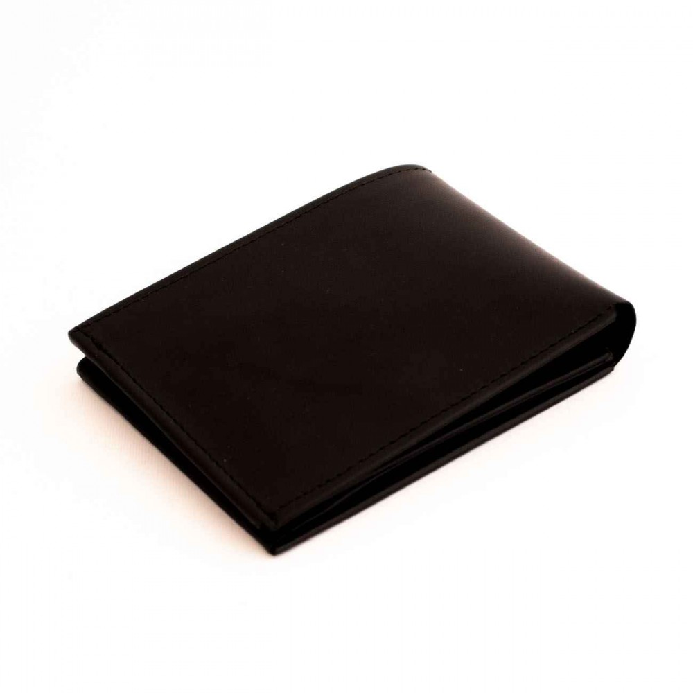 کیف پول چرم طبیعی جیبی مردانه طرح ناپا مشکی کد 128