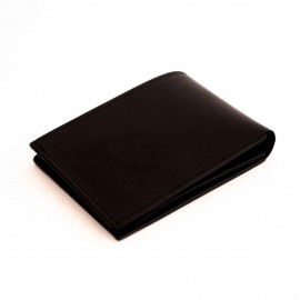 کیف پول چرم طبیعی جیبی مردانه طرح ناپا مشکی کد 128