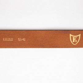 کمربند چرم طبیعی گاومیش مردانه عسلی 3.5 سانتی کد ho-6001 به طول 120 سانتیمتر