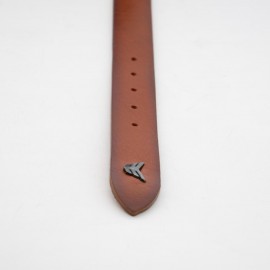 کمربند چرم طبیعی گاومیش مردانه عسلی 3.5 سانتی کد ho-6001 به طول 120 سانتیمتر