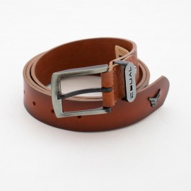 کمربند چرم طبیعی گاومیش مردانه عسلی 3.5 سانتی کد ho-6003 به طول 115 سانتیمتر 