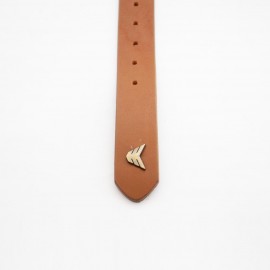 کمربند چرم طبیعی گاومیش مردانه عسلی 3.5 سانتی کد ho-6004 به طول 125 سانتیمتر