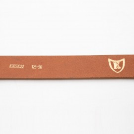 کمربند چرم طبیعی گاومیش مردانه عسلی 3.5 سانتی کد ho-6004 به طول 125 سانتیمتر