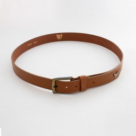 کمربند چرم طبیعی گاومیش مردانه عسلی 3.5 سانتی کد ho-6004 به طول 125 سانتیمتر