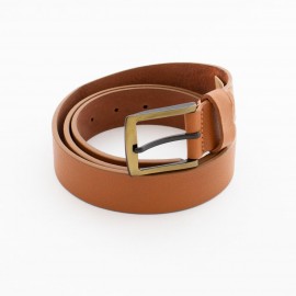 کمربند چرم طبیعی گاومیش مردانه عسلی 3.5 سانتی کد ho-6004 به طول 125 سانتیمتر