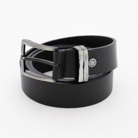 کمربند چرم طبیعی گاومیش مردانه مشکی 3.5 سانتی کد bl-6008 به طول 120 سانتیمتر