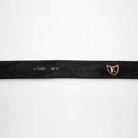 کمربند چرم طبیعی گاومیش مردانه مشکی 3.5 سانتی کد bl-6008 به طول 120 سانتیمتر