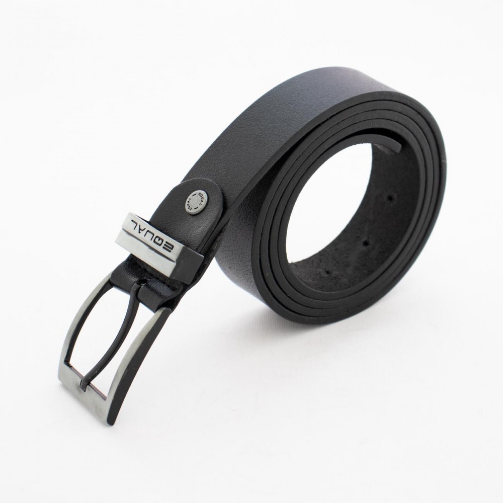 کمربند چرم طبیعی گاومیش مردانه مشکی 3.5 سانتی کد bl-6009 به طول 135 سانتیمتر