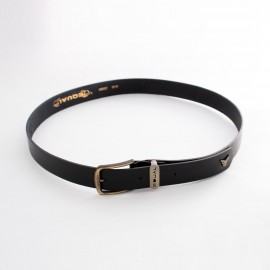 کمربند چرم طبیعی گاومیش مردانه مشکی 3.5 سانتی کد bl-6010 به طول 125 سانتیمتر