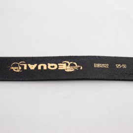 کمربند چرم طبیعی گاومیش مردانه مشکی 3.5 سانتی کد bl-6010 به طول 125 سانتیمتر