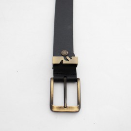 کمربند چرم طبیعی گاومیش مردانه مشکی 3.5 سانتی کد bl-6011 به طول 130 سانتیمتر