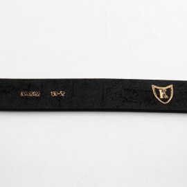 کمربند چرم طبیعی گاومیش مردانه مشکی 3.5 سانتی کد bl-6011 به طول 130 سانتیمتر