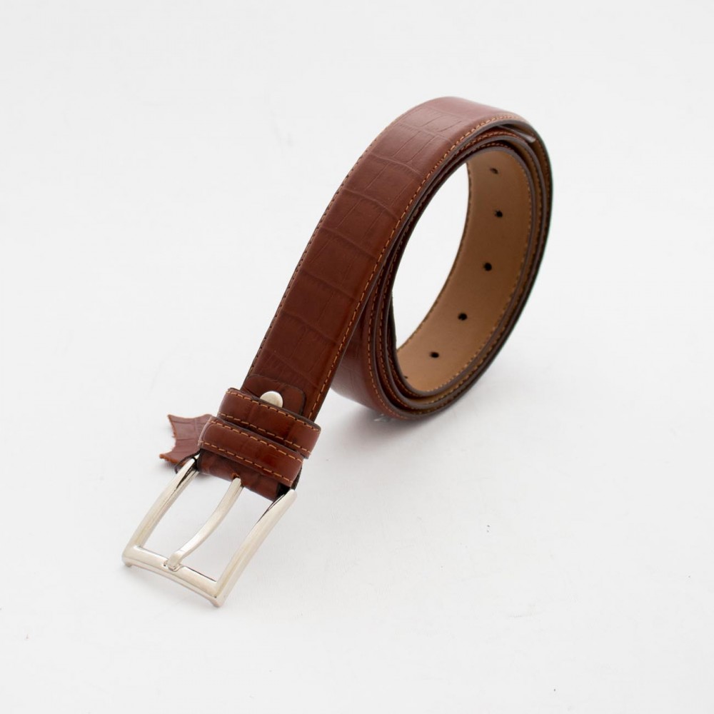 کمربند چرم طبیعی گاو مردانه عسلی 3.5 سانتی کد ho-6013 به طول 120 سانتیمتر