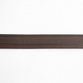 کمربند چرم طبیعی گاومیش کلاسیک مردانه قهوه ای 3.5 سانتی کد br-6019 به طول 125 سانتیمتر