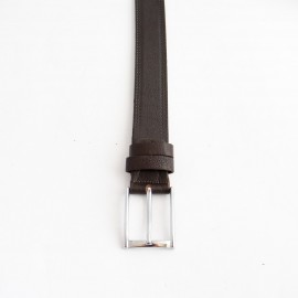 کمربند چرم طبیعی گاومیش کلاسیک مردانه قهوه ای 3.5 سانتی کد br-6020 به طول 130 سانتیمتر