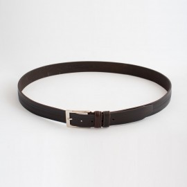 کمربند چرم طبیعی گاومیش کلاسیک مردانه قهوه ای 3.5 سانتی کد br-6021 به طول 130 سانتیمتر