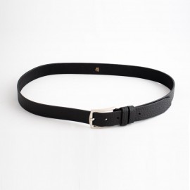 کمربند چرم طبیعی گاومیش کلاسیک مردانه مشکی 3.5 سانتی کد bl-6024 به طول 115 سانتیمتر