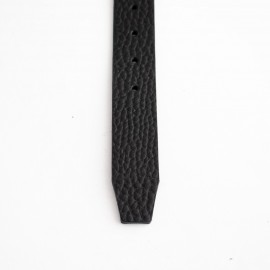 کمربند چرم طبیعی گاومیش کلاسیک مردانه مشکی 3.5 سانتی کد bl-6024 به طول 115 سانتیمتر