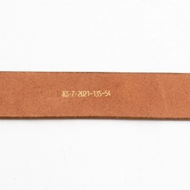 کمربند چرم طبیعی گاومیش مردانه عسلی 4 سانتی کد ho-6026 به طول 135 سانتیمتر