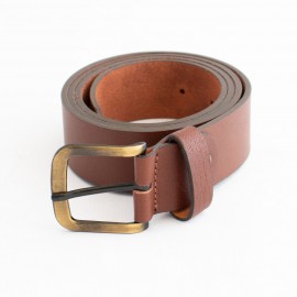کمربند چرم طبیعی گاومیش مردانه قهوه ای 4 سانتی کد br-6028 به طول 120 سانتیمتر