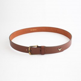 کمربند چرم طبیعی گاومیش مردانه قهوه ای 4 سانتی کد br-6028 به طول 120 سانتیمتر