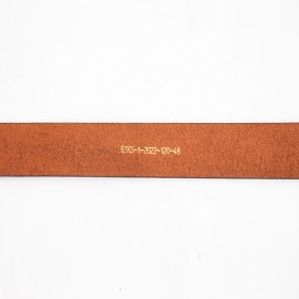 کمربند چرم طبیعی گاومیش مردانه قهوه ای 4 سانتی کد br-6028 به طول 120 سانتیمتر