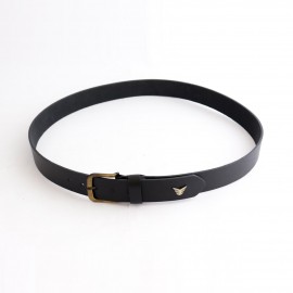 کمربند چرم طبیعی گاومیش مردانه مشکی 4 سانتی کد bl-6029 به طول 130 سانتیمتر