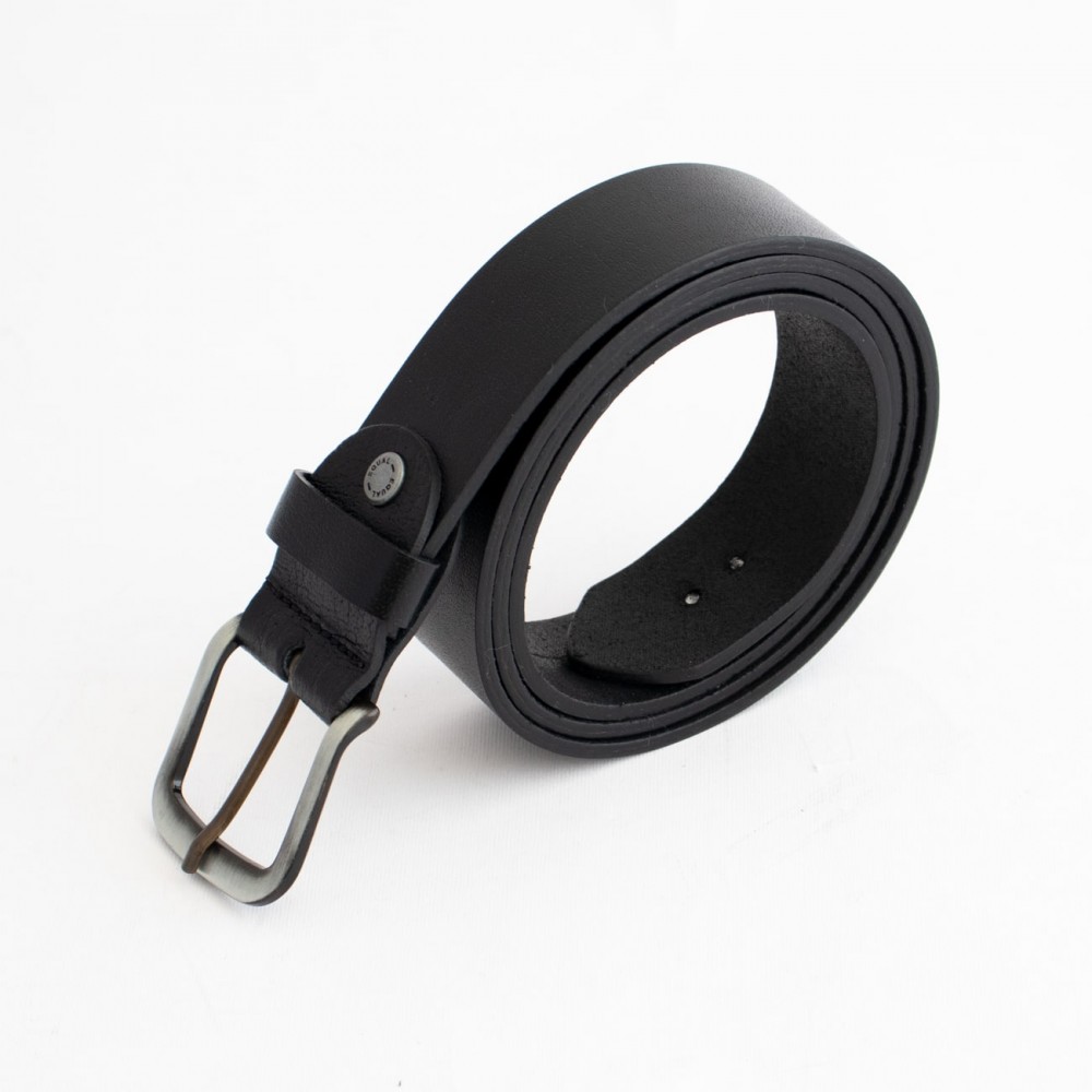 کمربند چرم طبیعی گاومیش مردانه مشکی 4 سانتی کد bl-6030 به طول 130 سانتیمتر