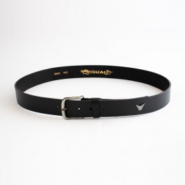 کمربند چرم طبیعی گاومیش مردانه مشکی 4 سانتی کد bl-6030 به طول 130 سانتیمتر