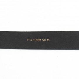 کمربند چرم طبیعی گاومیش مردانه مشکی 4 سانتی کد bl-6032 به طول 120 سانتیمتر