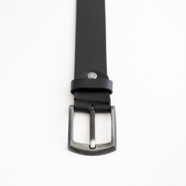 کمربند چرم طبیعی گاومیش مردانه مشکی 4 سانتی کد bl-6033 به طول 120 سانتیمتر