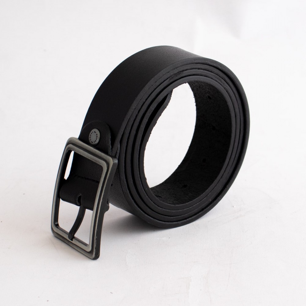 کمربند چرم طبیعی گاومیش مردانه مشکی 4 سانتی کد bl-6034 به طول 135 سانتیمتر