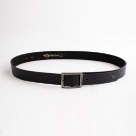 کمربند چرم طبیعی گاومیش مردانه مشکی 4 سانتی کد bl-6034 به طول 135 سانتیمتر