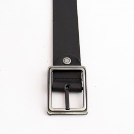 کمربند چرم طبیعی گاومیش مردانه مشکی 4 سانتی کد bl-6034 به طول 135 سانتیمتر