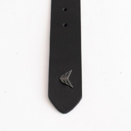 کمربند چرم طبیعی گاومیش مردانه مشکی 4 سانتی کد bl-6034 به طول 135 سانتیمتر