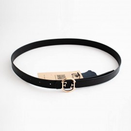 کمربند چرم طبیعی گاوی زنانه مشکی فلوتر 2.5 سانتی کد bl-6038 به طول 105 سانتیمتر