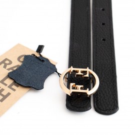 کمربند چرم طبیعی گاوی زنانه مشکی فلوتر 2.5 سانتی کد bl-6038 به طول 105 سانتیمتر