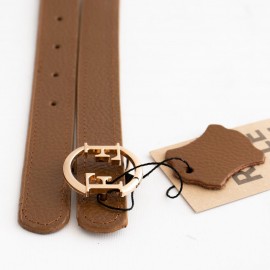 کمربند چرم طبیعی گاوی زنانه عسلی فلوتر 2.5 سانتی کد bl-6040 به طول 113 سانتیمتر