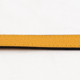 کمربند چرم طبیعی گاوی زنانه زرد فلوتر 2.5 سانتی کد bl-6041 به طول 115 سانتیمتر