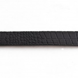 کمربند چرم طبیعی گاوی مردانه مشکی 3.5 سانتی طرح کرکودیل کد bl-6044 به طول 119 سانتیمتر