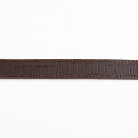 کمربند چرم طبیعی گاوی مردانه قهوه ای 3.5 سانتی طرح کرکودیل کد bl-6045 به طول 132 سانتیمتر