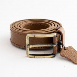 کمربند چرم طبیعی گاوی مردانه عسلی 3.5 سانتی دستدوز کد bl-6051 به طول 130 سانتیمتر