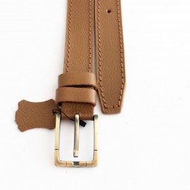 کمربند چرم طبیعی گاوی مردانه عسلی 3.5 سانتی دستدوز کد bl-6051 به طول 130 سانتیمتر