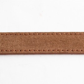 کمربند چرم طبیعی گاوی نبوک مردانه عسلی 3.5 سانتی دستدوز کد bl-6052 به طول 128 سانتیمتر
