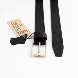 کمربند چرم طبیعی گاوی مردانه فلوتر مشکی 3.5 سانتی کد bl-6053 به طول 128 سانتیمتر