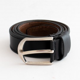 کمربند چرم طبیعی گاوی مردانه مشکی 3.5 سانتی کد bl-6056 به طول 130 سانتیمتر