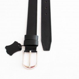 کمربند چرم طبیعی گاوی مردانه مشکی 3.5 سانتی کد bl-6056 به طول 130 سانتیمتر