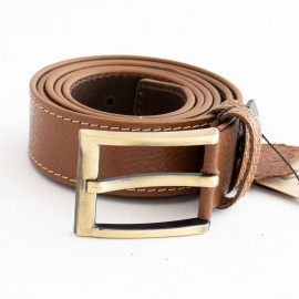 کمربند چرم طبیعی گاوی مردانه فلوتر عسلی 3.5 سانتی کد bl-6058 به طول 130 سانتیمتر
