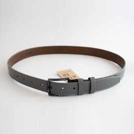 کمربند چرم طبیعی گاوی مردانه فلوتر طوسی 3.5 سانتی کد bl-6059 به طول 118 سانتیمتر