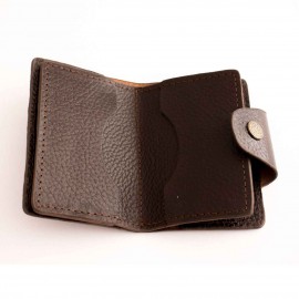 جاکارتی چرم طبیعی طرح فلوتر قهوه‌ای کد 145